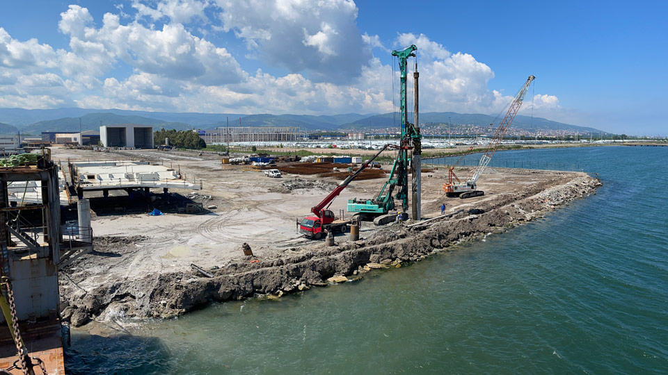 Kocaeli Free Zone – Landing Wharf, Shipyard and Yacht Stock Area Soil Improvement Works