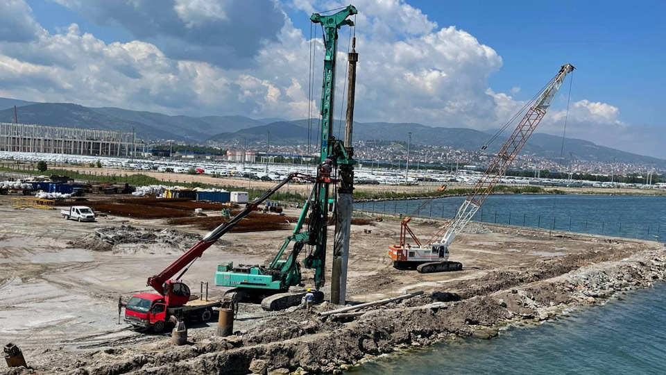 Kocaeli Free Zone – Landing Wharf, Shipyard and Yacht Stock Area Soil Improvement Works