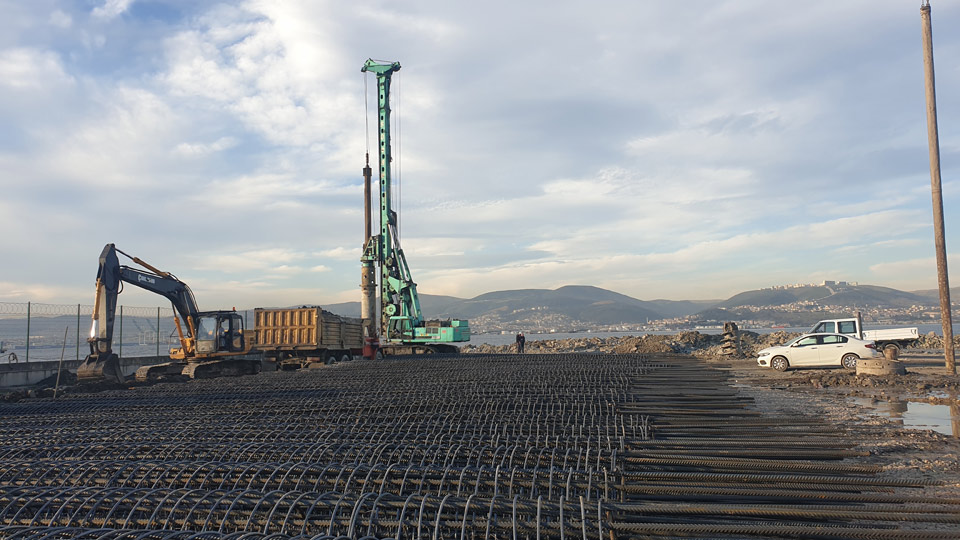 Kocaeli Free Zone – Landing Wharf, Shipyard and Yacht Stock Area Soil Improvement Works