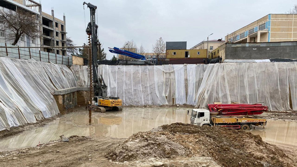 Tashkent Modera Tower Construction